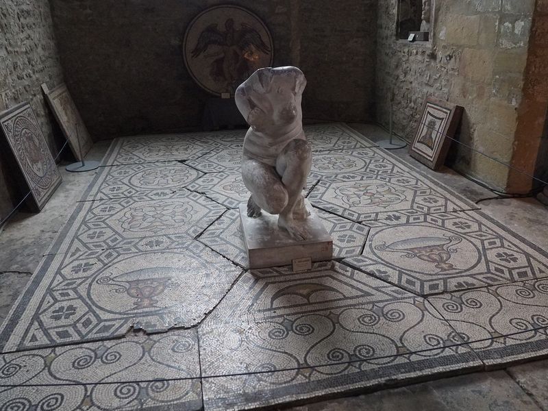 Roman mosaic and sculpture